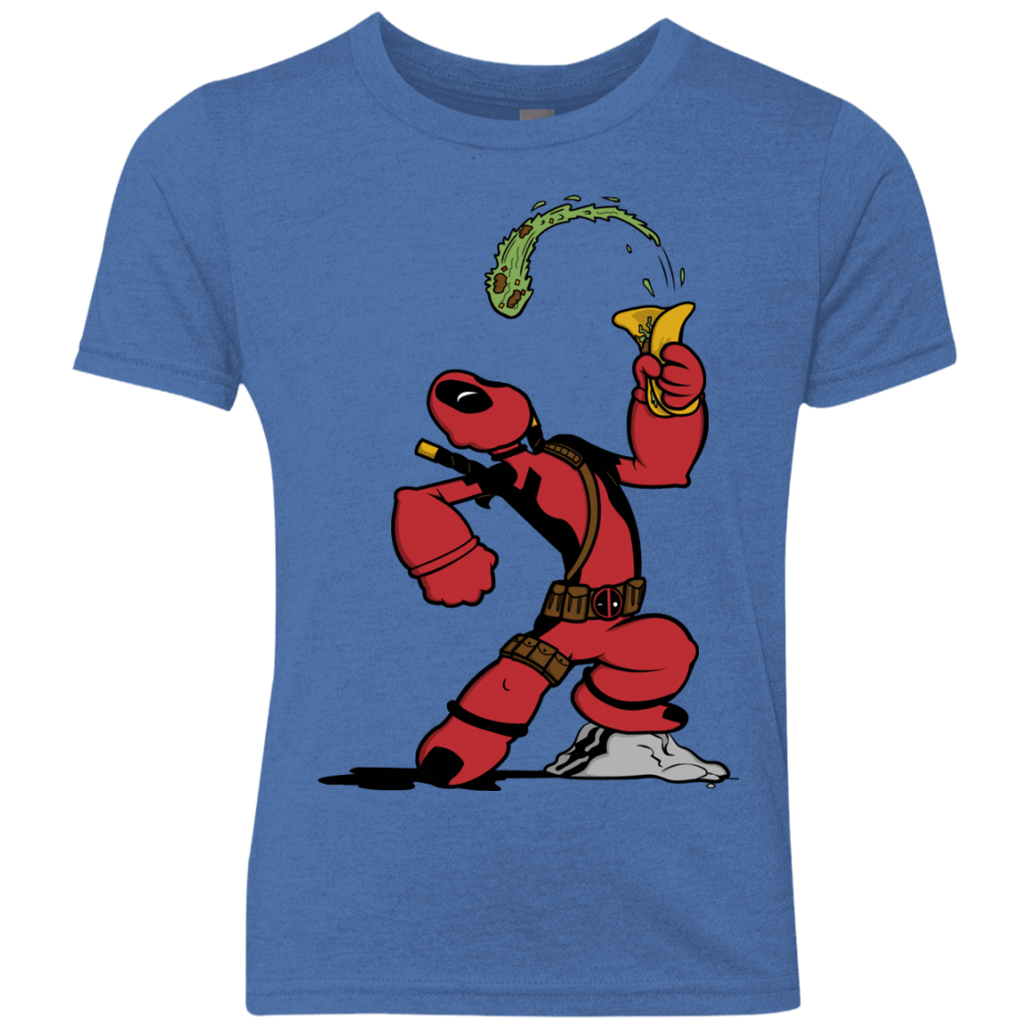 T-Shirts Vintage Royal / YXS Tacopeye Youth Triblend T-Shirt