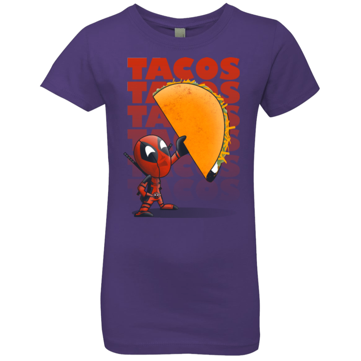T-Shirts Purple Rush / YXS Tacos Girls Premium T-Shirt