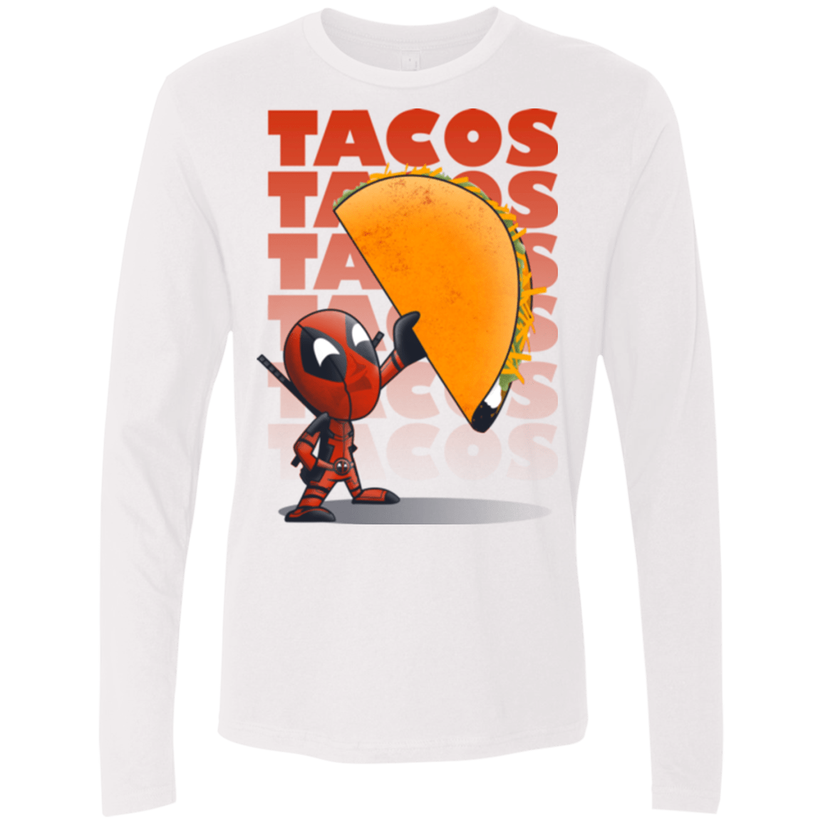 T-Shirts White / Small Tacos Men's Premium Long Sleeve