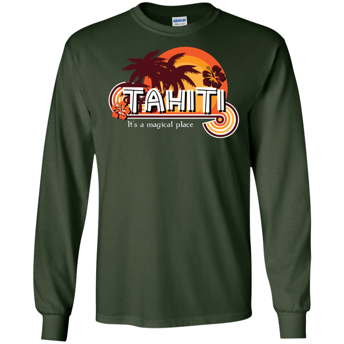 Tahiti Pillow Men's Long Sleeve T-Shirt