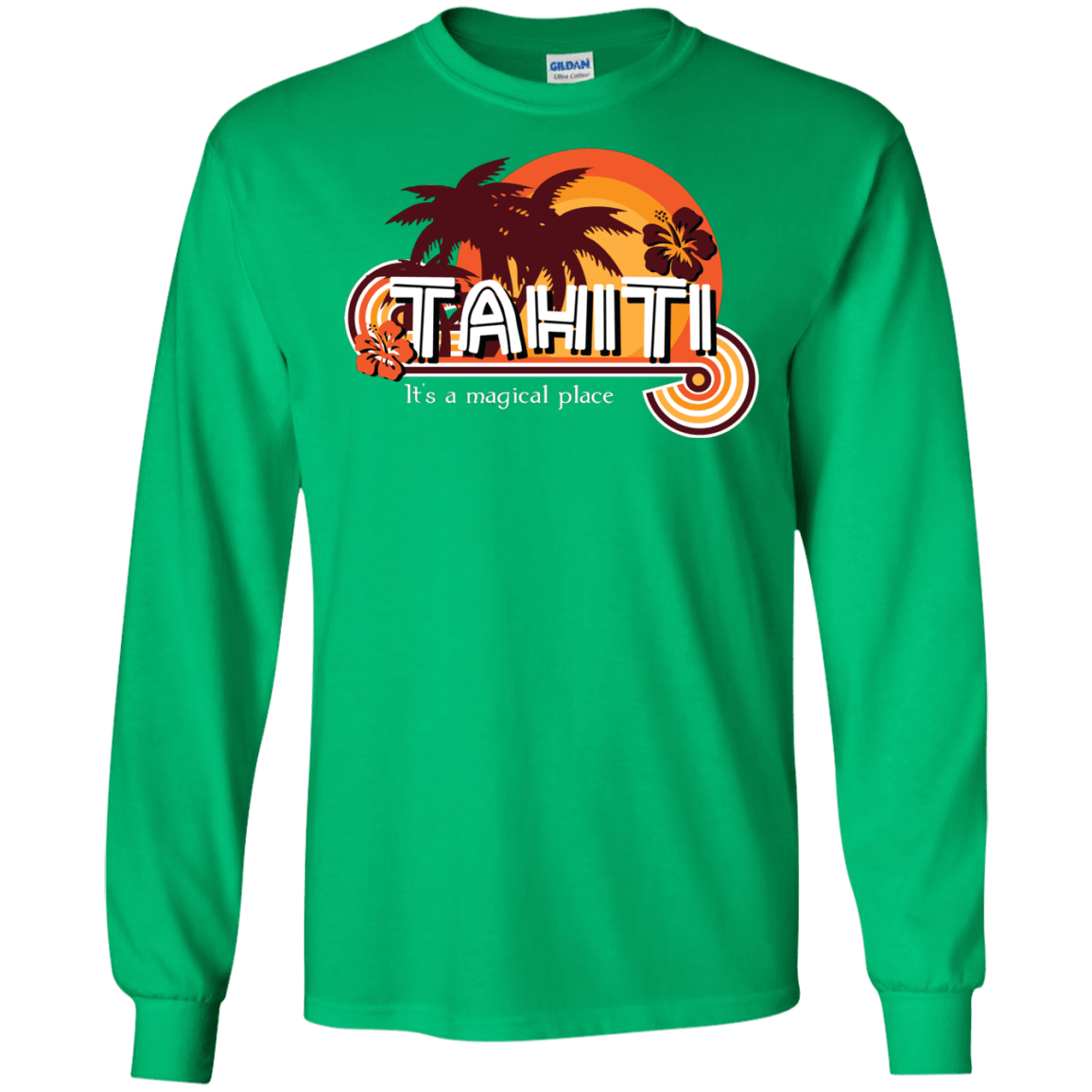 Tahiti Pillow Men's Long Sleeve T-Shirt