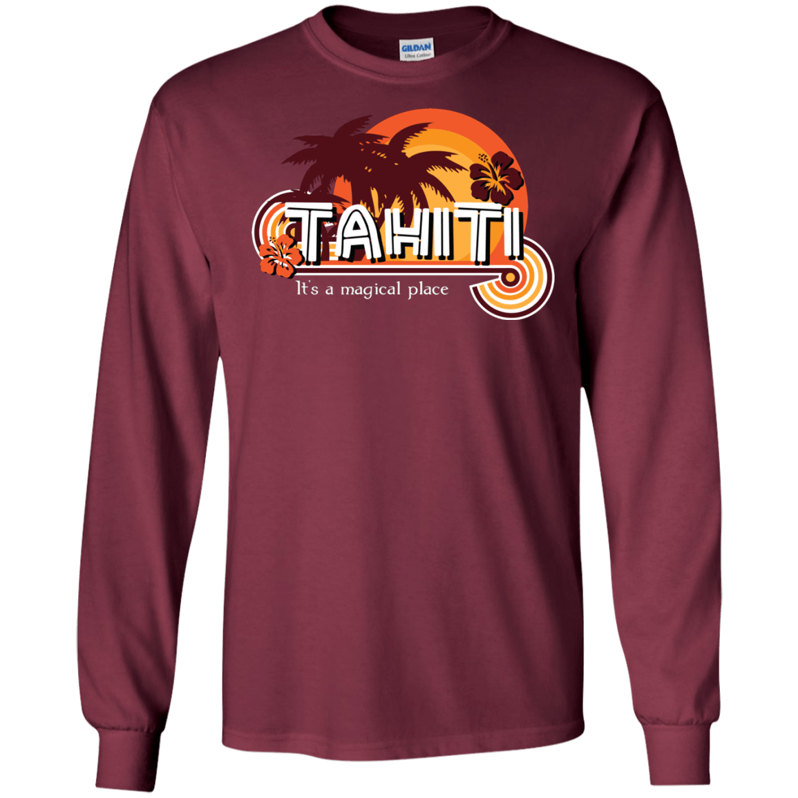 Tahiti Pillow Men's Long Sleeve T-Shirt