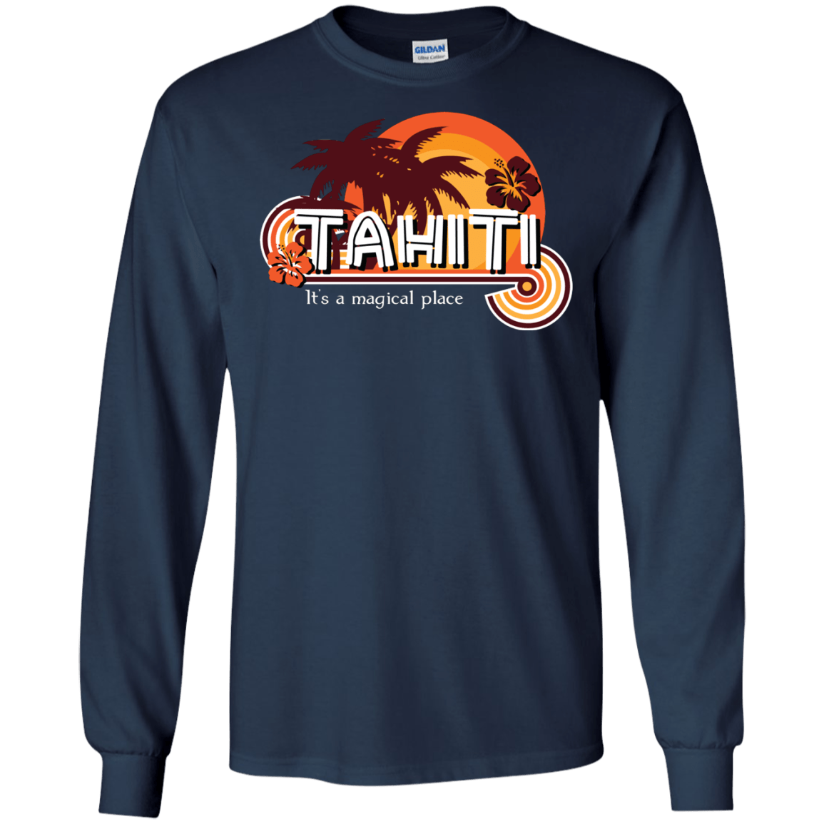 Tahiti Pillow Men's Long Sleeve T-Shirt