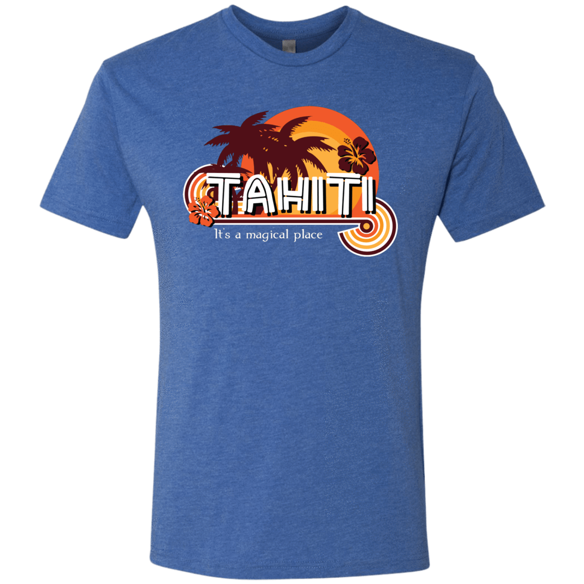T-Shirts Vintage Royal / S Tahiti Pillow Men's Triblend T-Shirt
