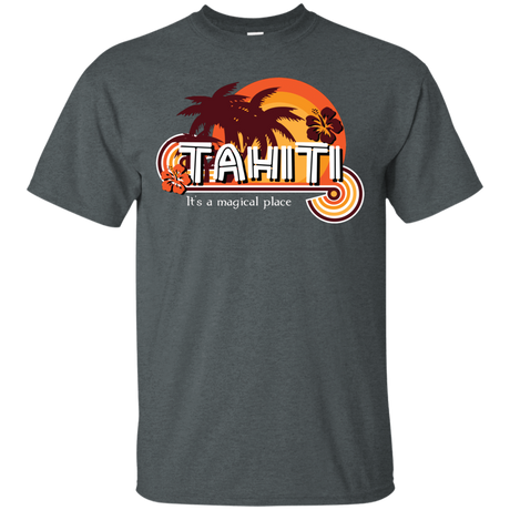 T-Shirts Dark Heather / S Tahiti Pillow T-Shirt