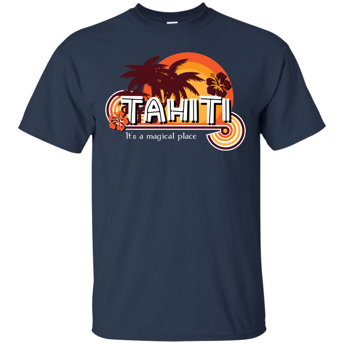 T-Shirts Navy / S Tahiti Pillow T-Shirt