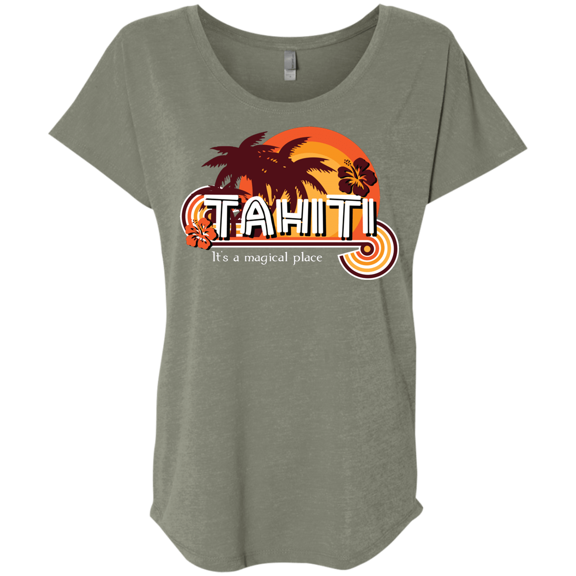 Tahiti Pillow Triblend Dolman Sleeve