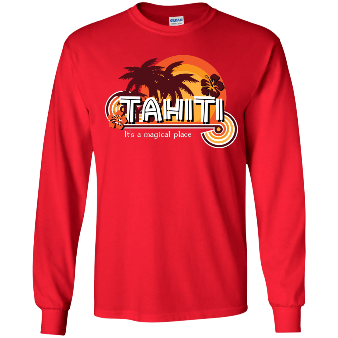 Tahiti Pillow Youth Long Sleeve T-Shirt