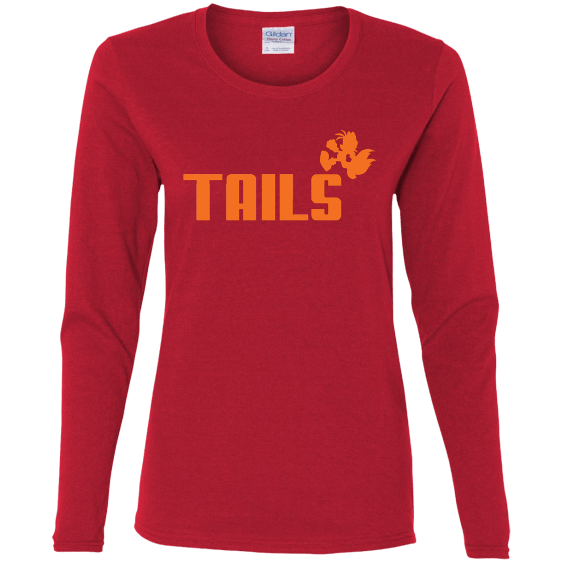 T-Shirts Red / S Tails Women's Long Sleeve T-Shirt