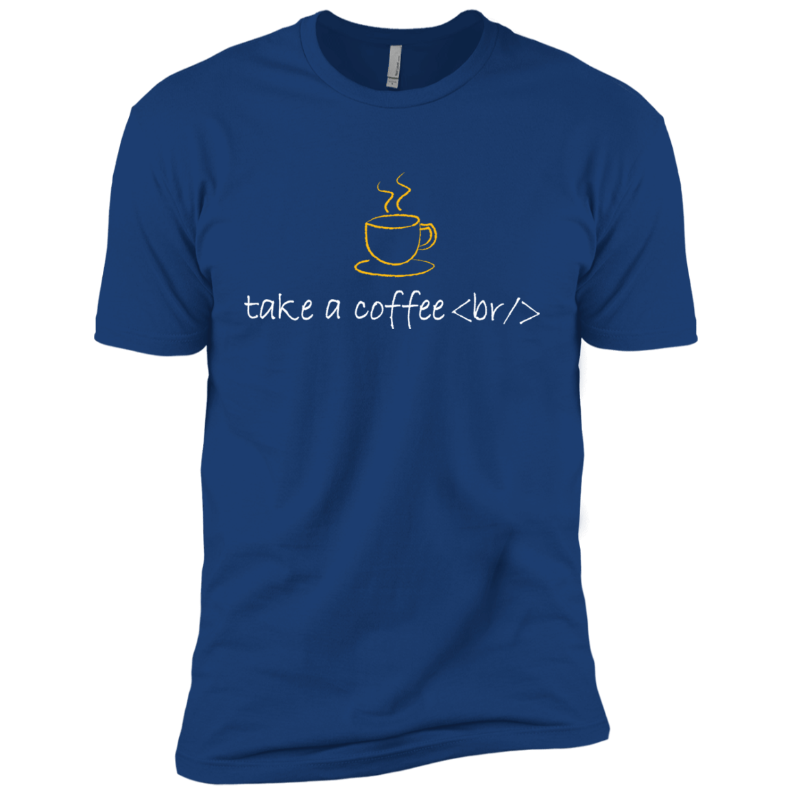 T-Shirts Royal / YXS Take A Coffee Break Boys Premium T-Shirt