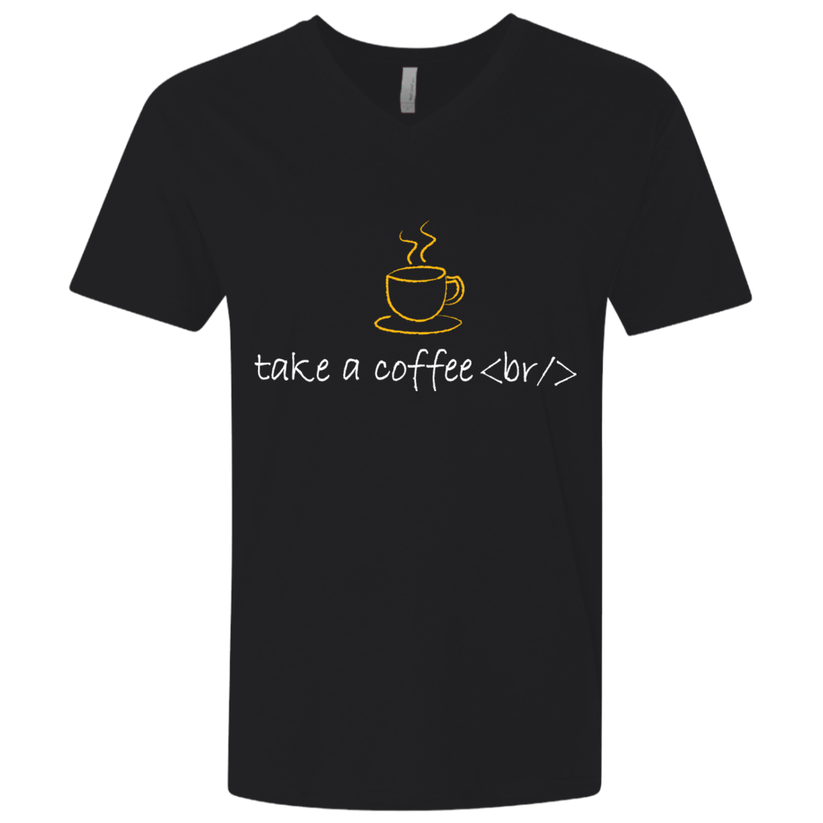 Take A Coffee Break Men's Premium V-Neck