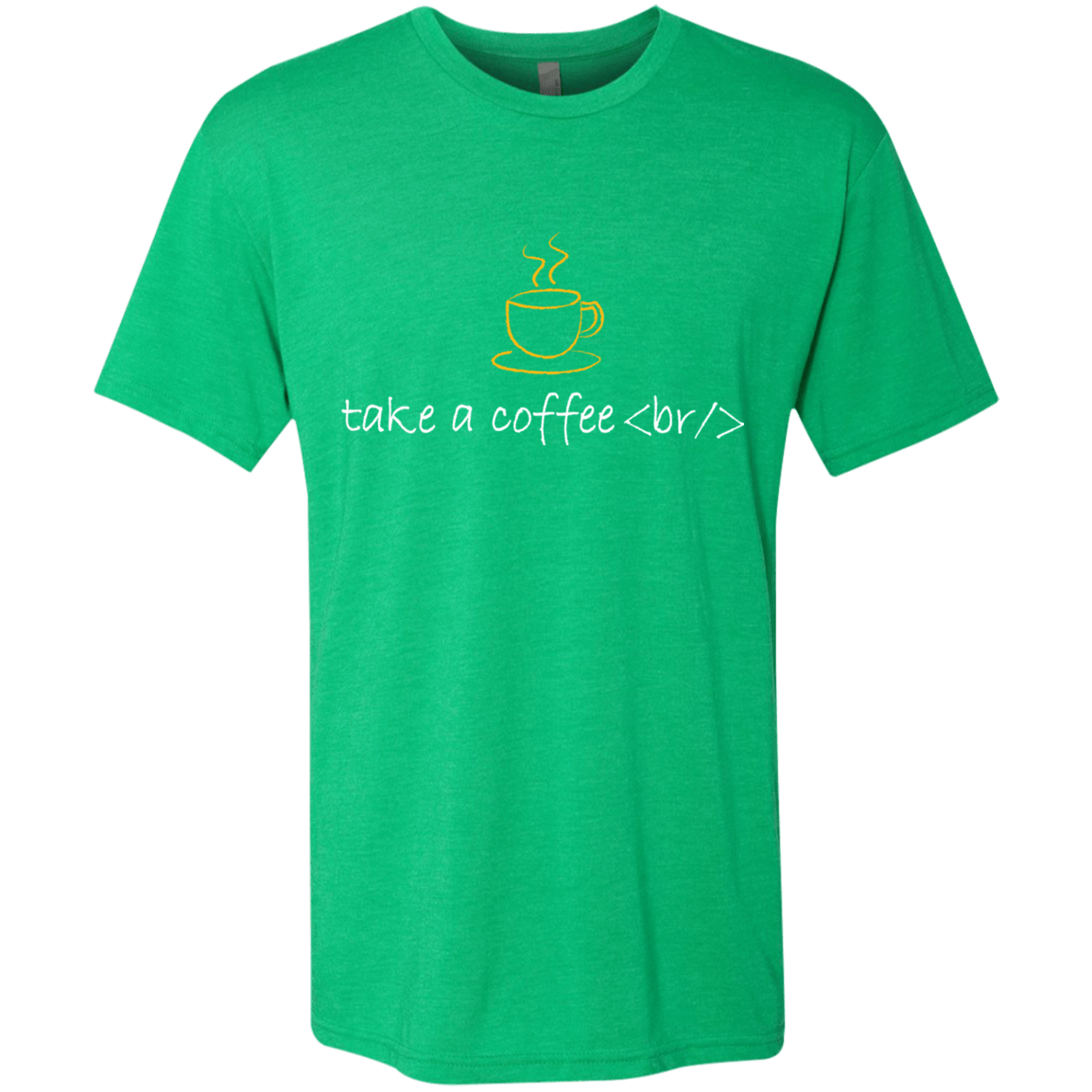 T-Shirts Envy / Small Take A Coffee Break Men's Triblend T-Shirt