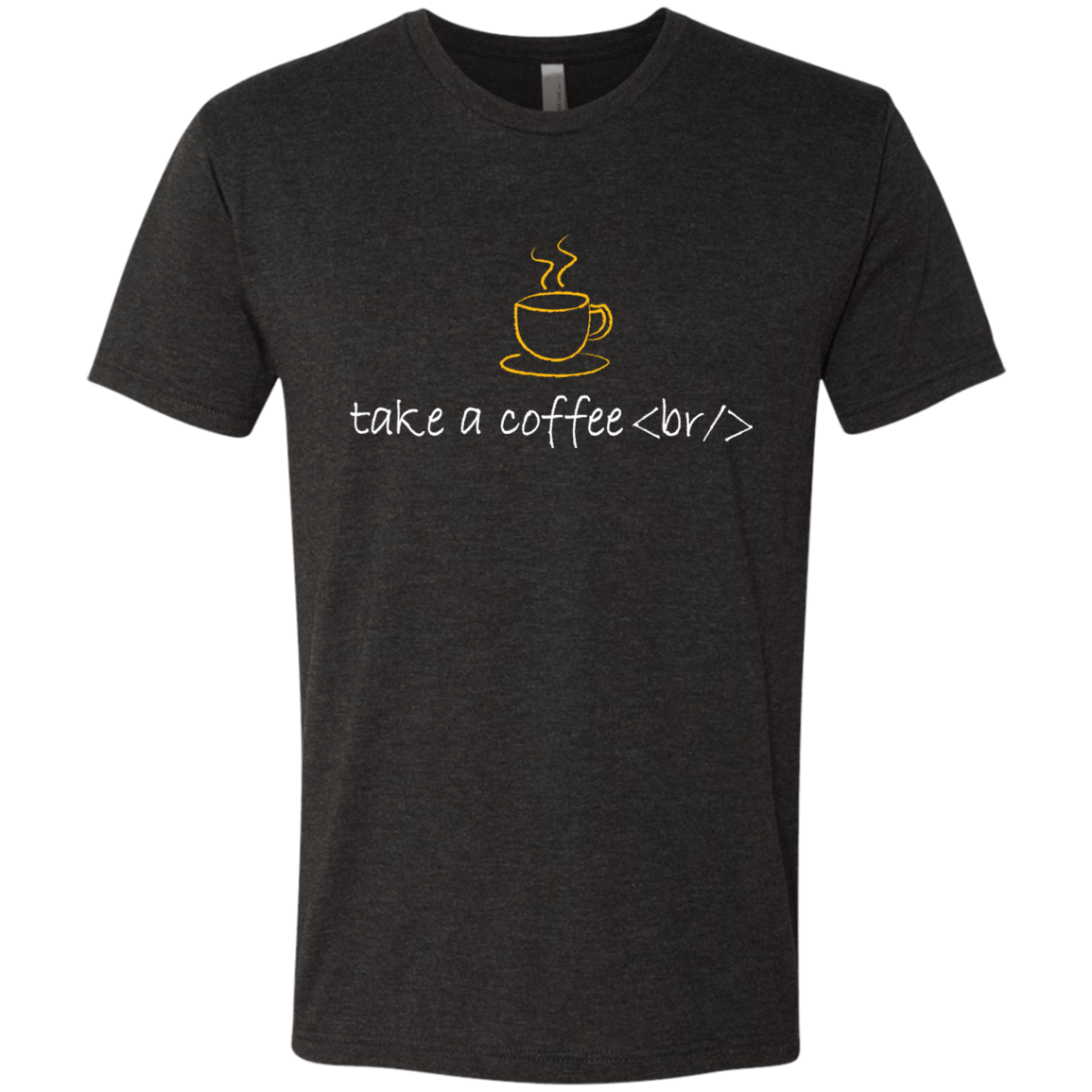 T-Shirts Vintage Black / Small Take A Coffee Break Men's Triblend T-Shirt