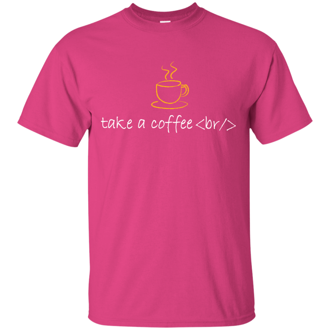 T-Shirts Heliconia / Small Take A Coffee Break T-Shirt