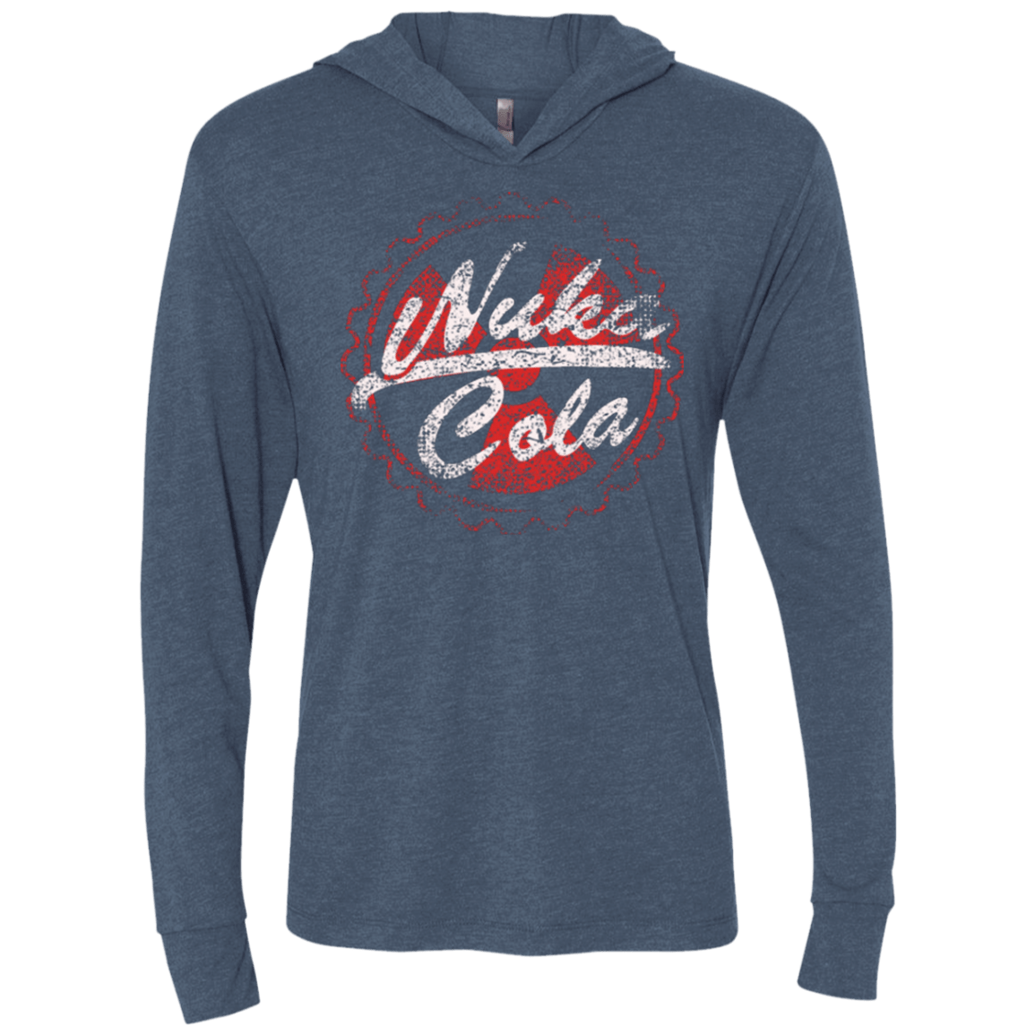 T-Shirts Indigo / X-Small Take my New Money Triblend Long Sleeve Hoodie Tee