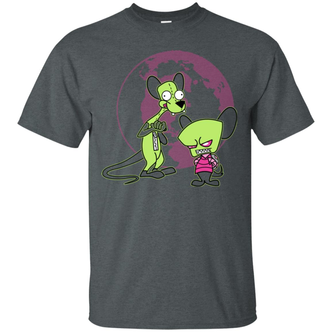 T-Shirts Dark Heather / Small Take Over The World T-Shirt