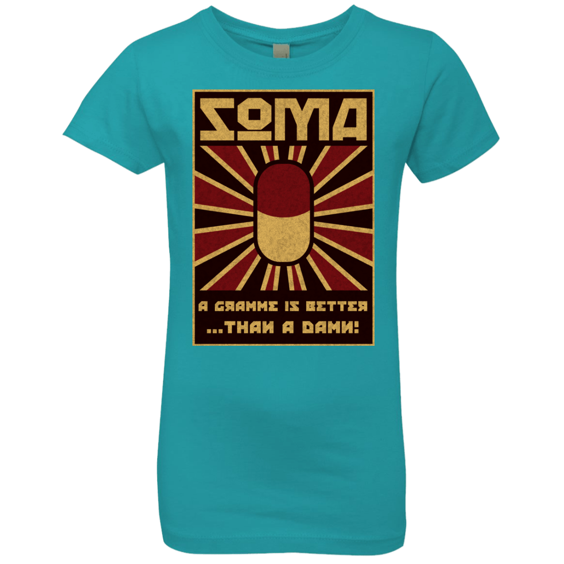 T-Shirts Tahiti Blue / YXS Take Soma Girls Premium T-Shirt