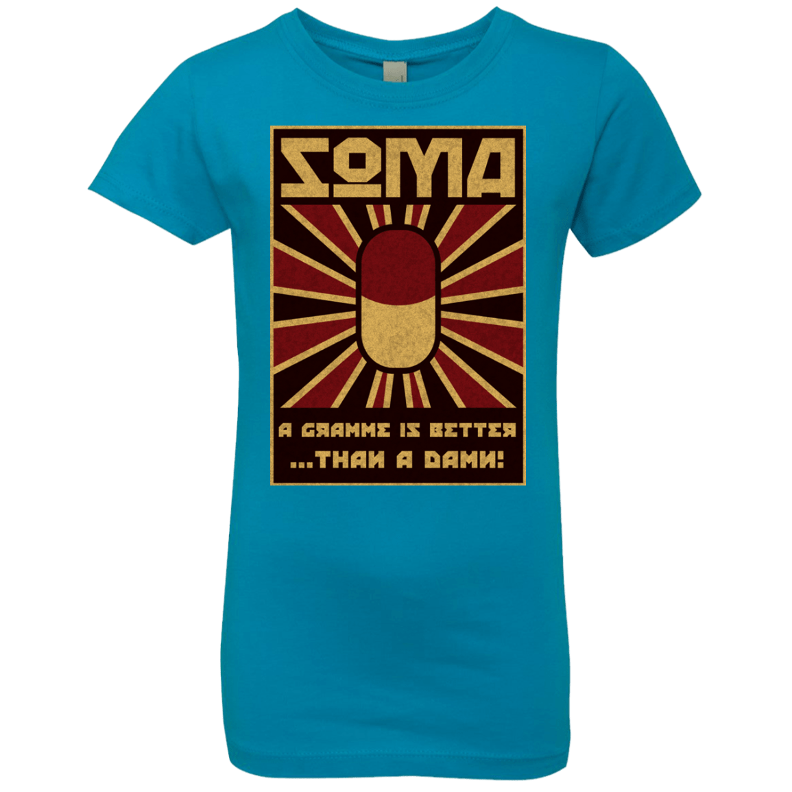 T-Shirts Turquoise / YXS Take Soma Girls Premium T-Shirt