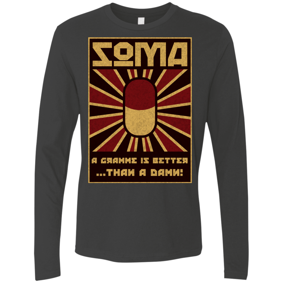 T-Shirts Heavy Metal / Small Take Soma Men's Premium Long Sleeve