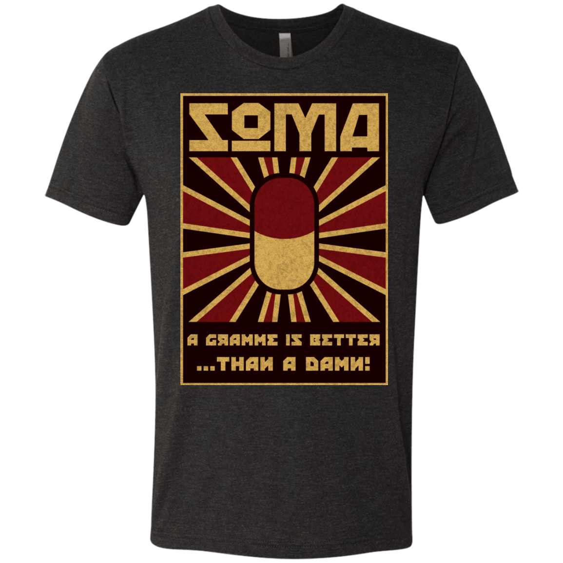 T-Shirts Vintage Black / Small Take Soma Men's Triblend T-Shirt