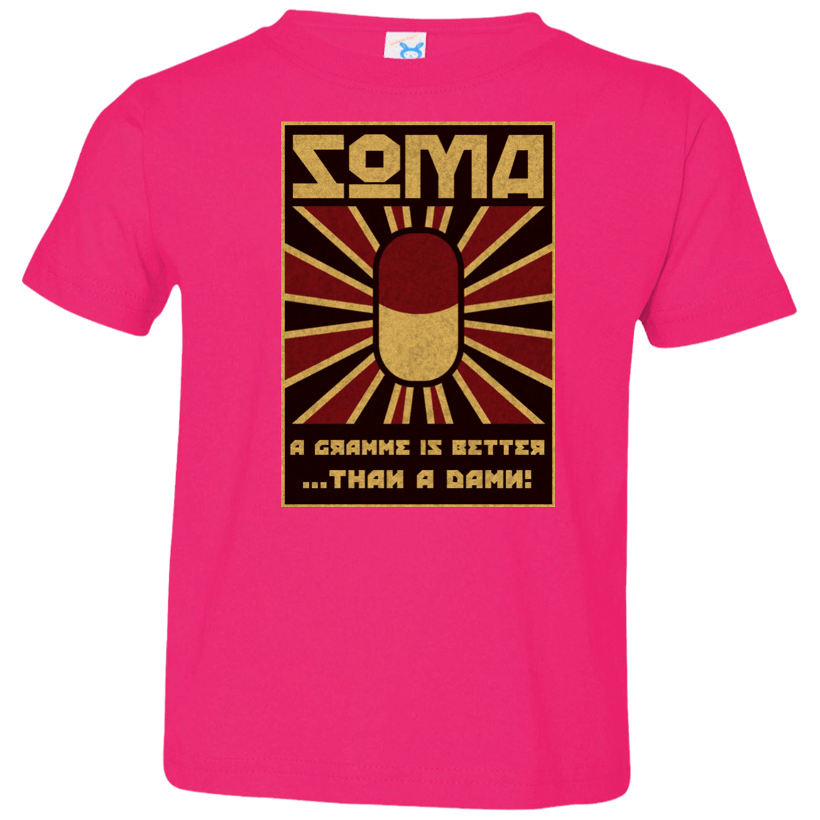 T-Shirts Hot Pink / 2T Take Soma Toddler Premium T-Shirt