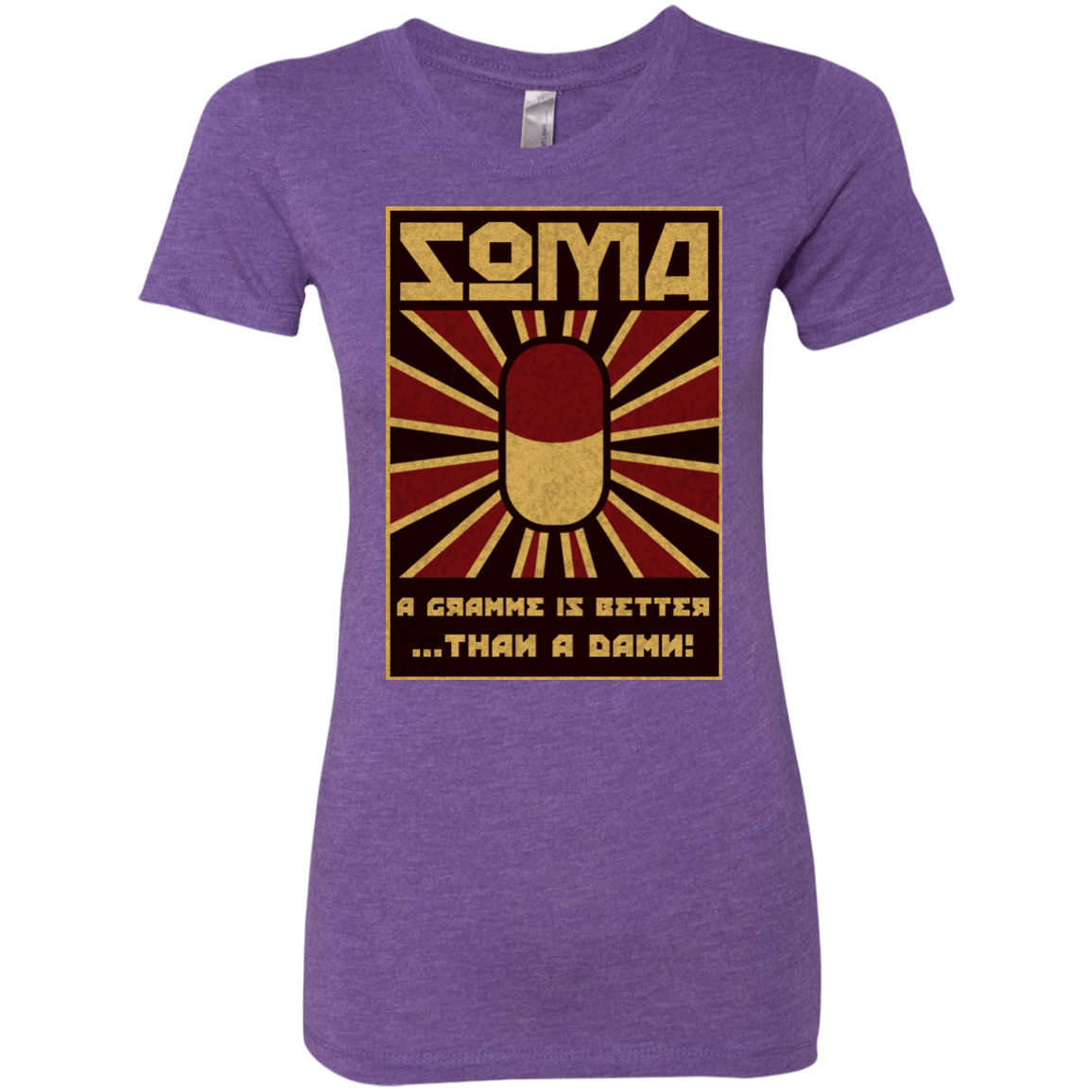 T-Shirts Purple Rush / Small Take Soma Women's Triblend T-Shirt