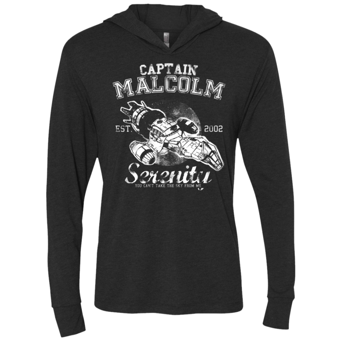 T-Shirts Vintage Black / X-Small Take to the Sky Triblend Long Sleeve Hoodie Tee