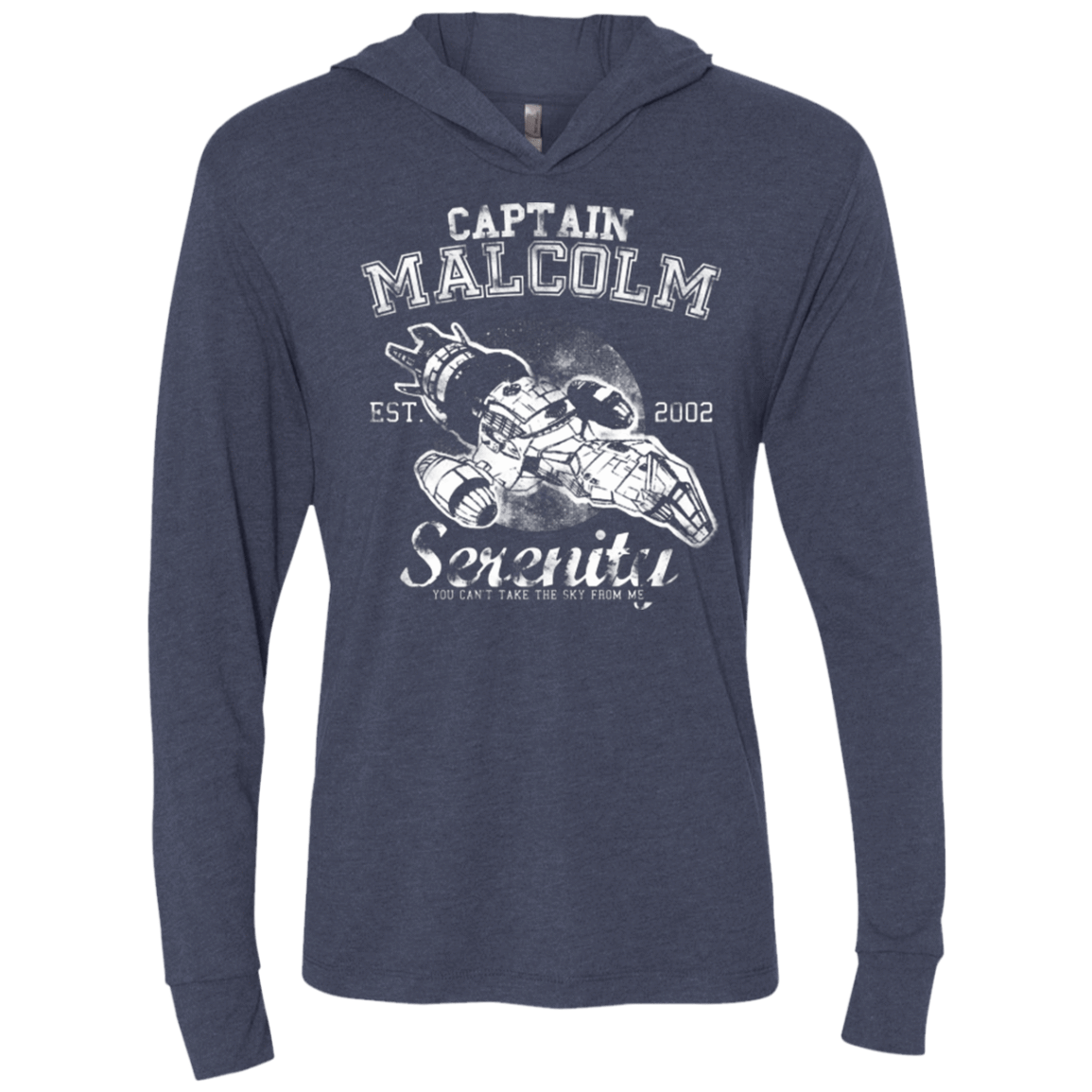 T-Shirts Vintage Navy / X-Small Take to the Sky Triblend Long Sleeve Hoodie Tee