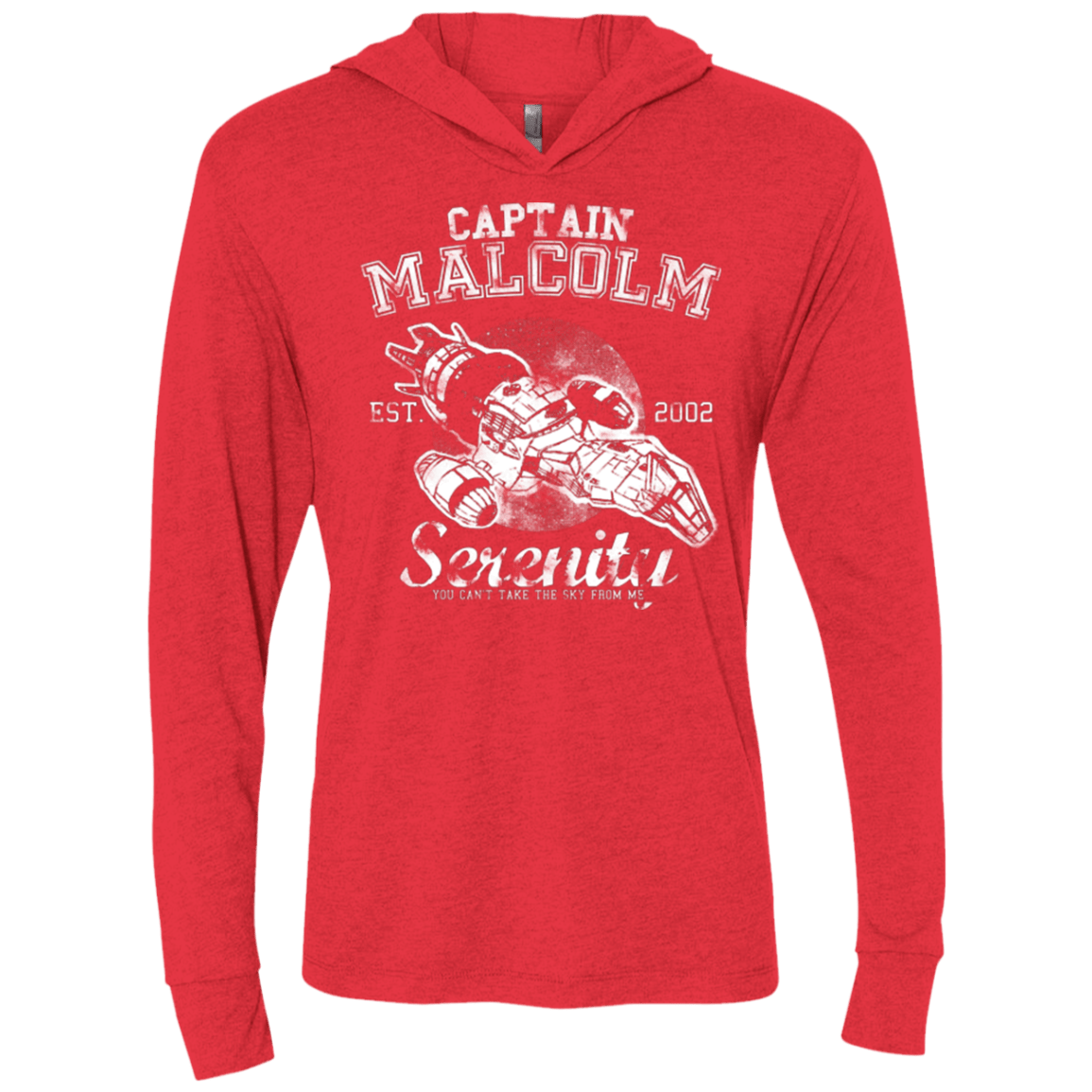 T-Shirts Vintage Red / X-Small Take to the Sky Triblend Long Sleeve Hoodie Tee