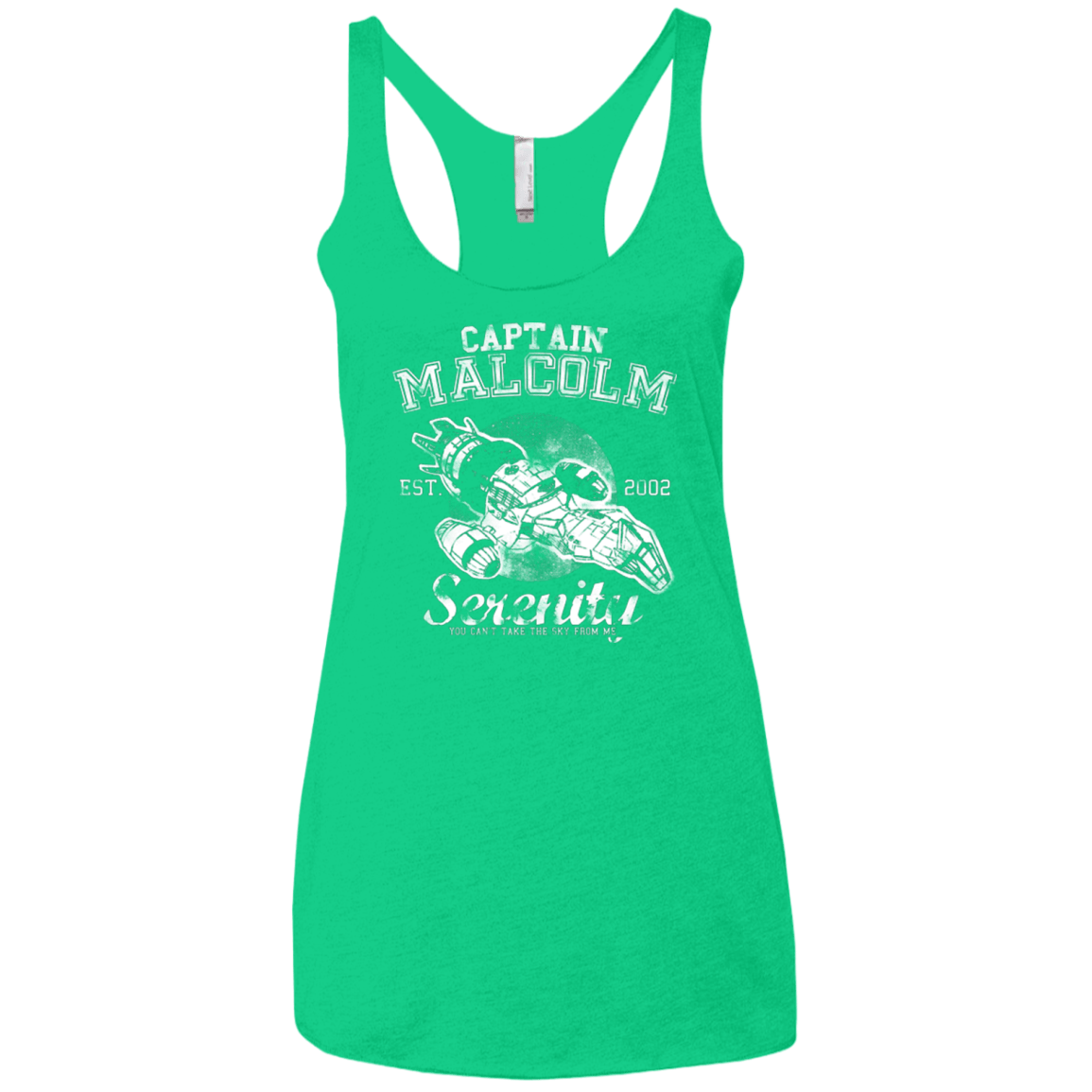 T-Shirts Envy / X-Small Take to the Sky Women's Triblend Racerback Tank