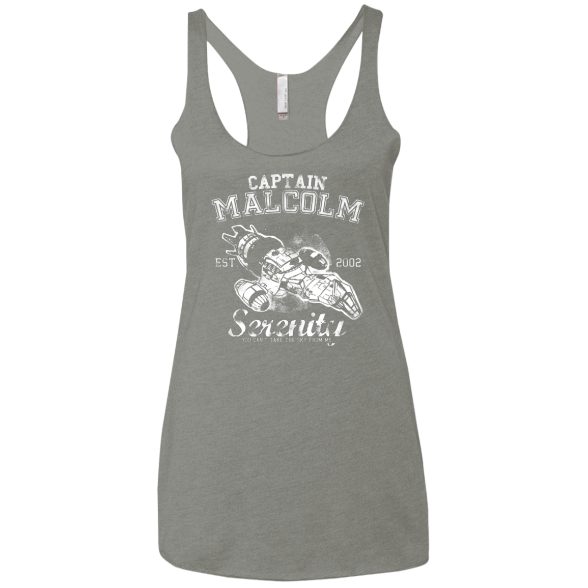 T-Shirts Venetian Grey / X-Small Take to the Sky Women's Triblend Racerback Tank