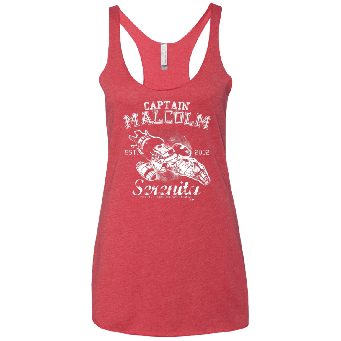 T-Shirts Vintage Red / X-Small Take to the Sky Women's Triblend Racerback Tank