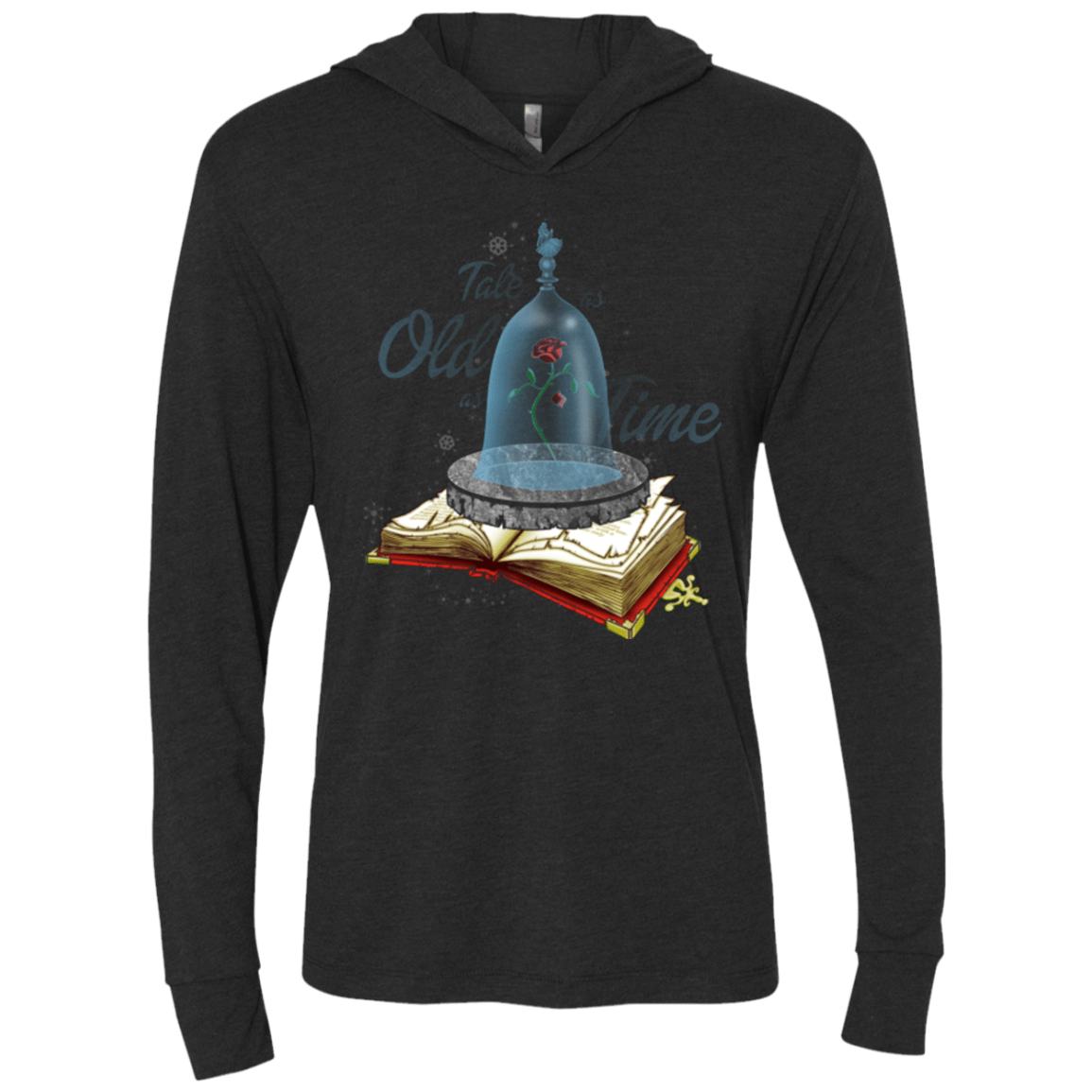 T-Shirts Vintage Black / X-Small Tale as Old as Time Triblend Long Sleeve Hoodie Tee