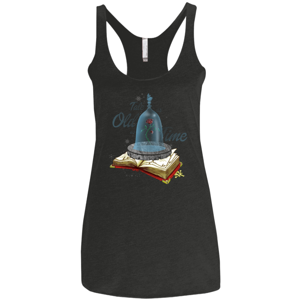 T-Shirts Vintage Black / X-Small Tale as Old as Time Women's Triblend Racerback Tank