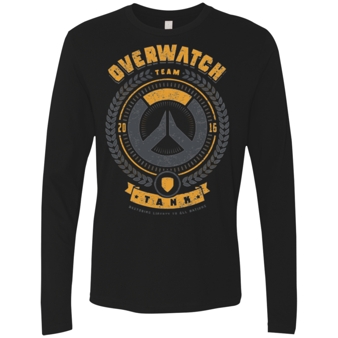 T-Shirts Black / Small Tank Team Men's Premium Long Sleeve