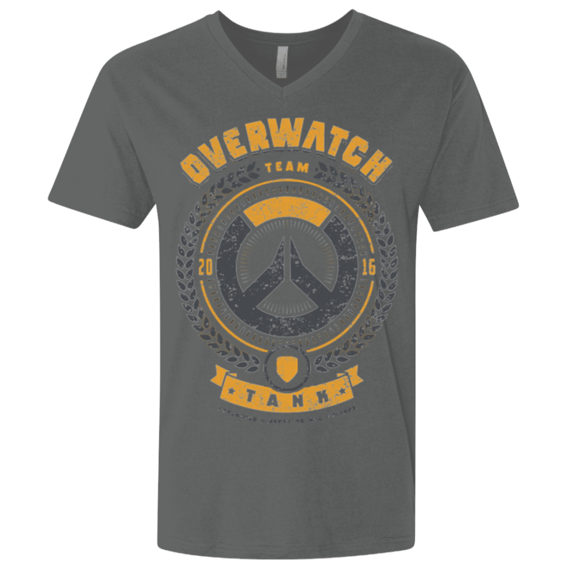 T-Shirts Heavy Metal / X-Small Tank Team Men's Premium V-Neck