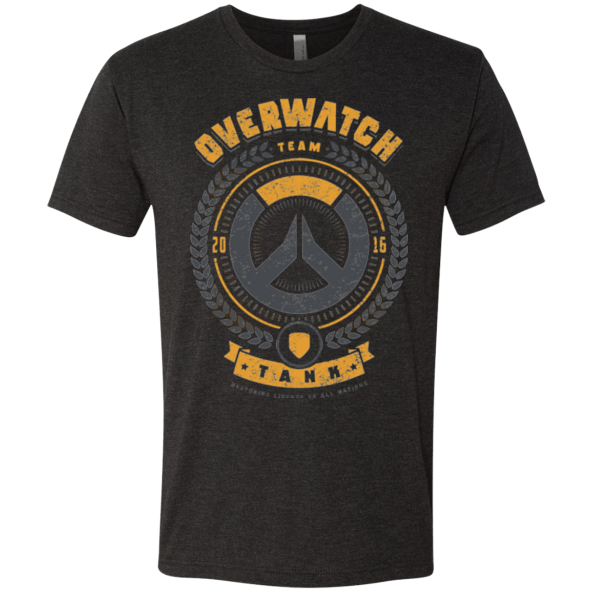 T-Shirts Vintage Black / Small Tank Team Men's Triblend T-Shirt