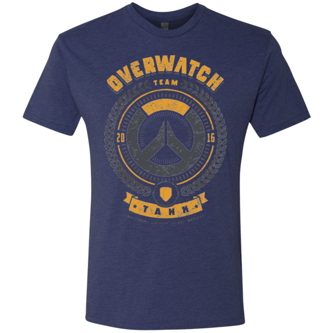 T-Shirts Vintage Navy / Small Tank Team Men's Triblend T-Shirt