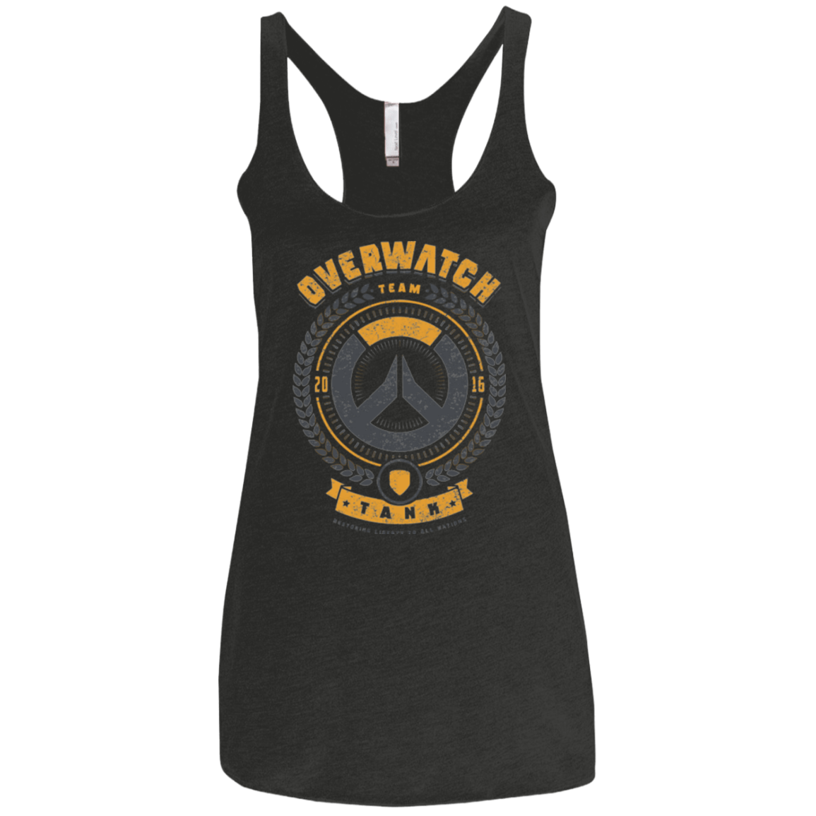 T-Shirts Vintage Black / X-Small Tank Team Women's Triblend Racerback Tank