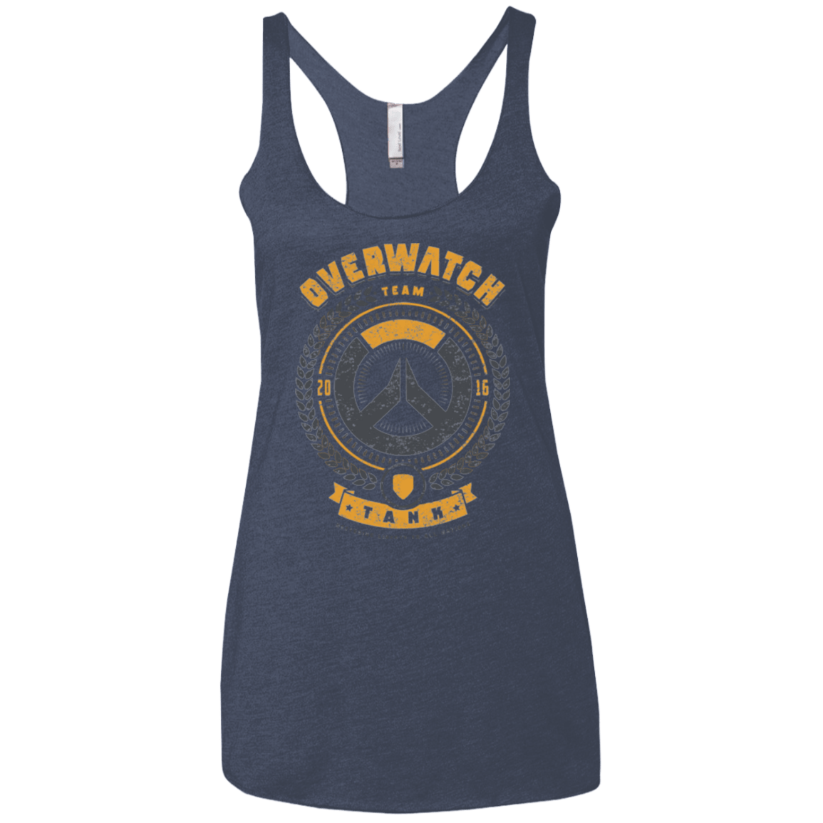 T-Shirts Vintage Navy / X-Small Tank Team Women's Triblend Racerback Tank