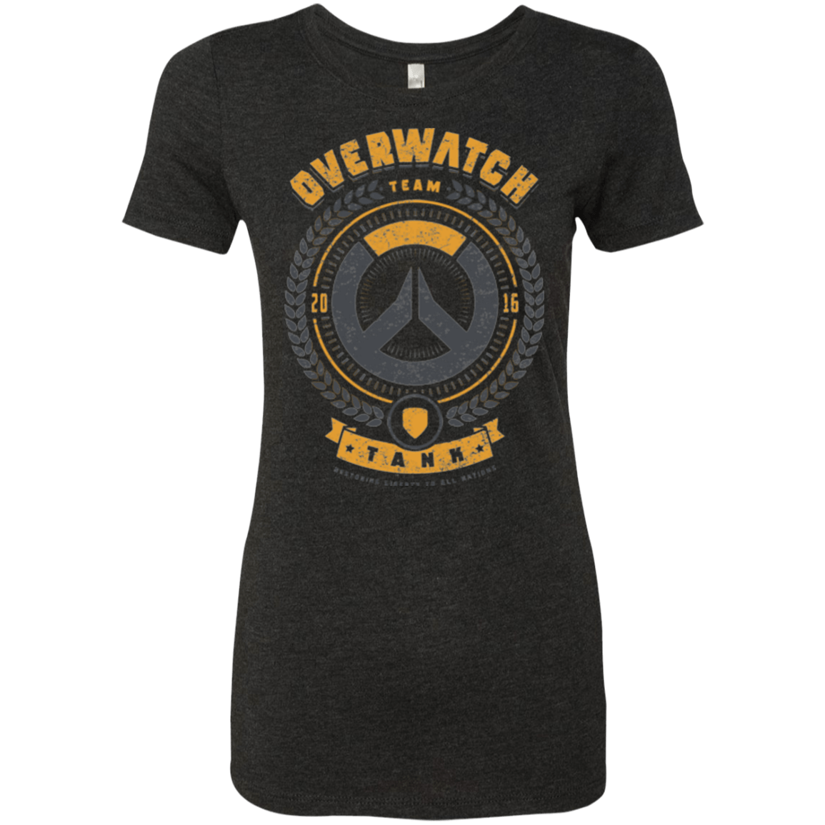 T-Shirts Vintage Black / Small Tank Team Women's Triblend T-Shirt