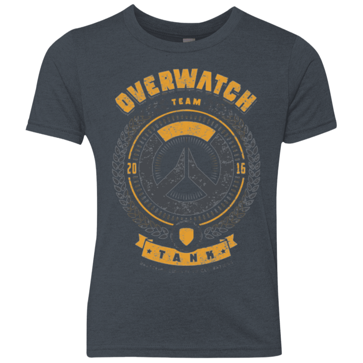 T-Shirts Vintage Navy / YXS Tank Team Youth Triblend T-Shirt