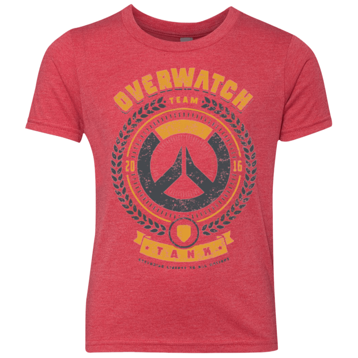 T-Shirts Vintage Red / YXS Tank Team Youth Triblend T-Shirt