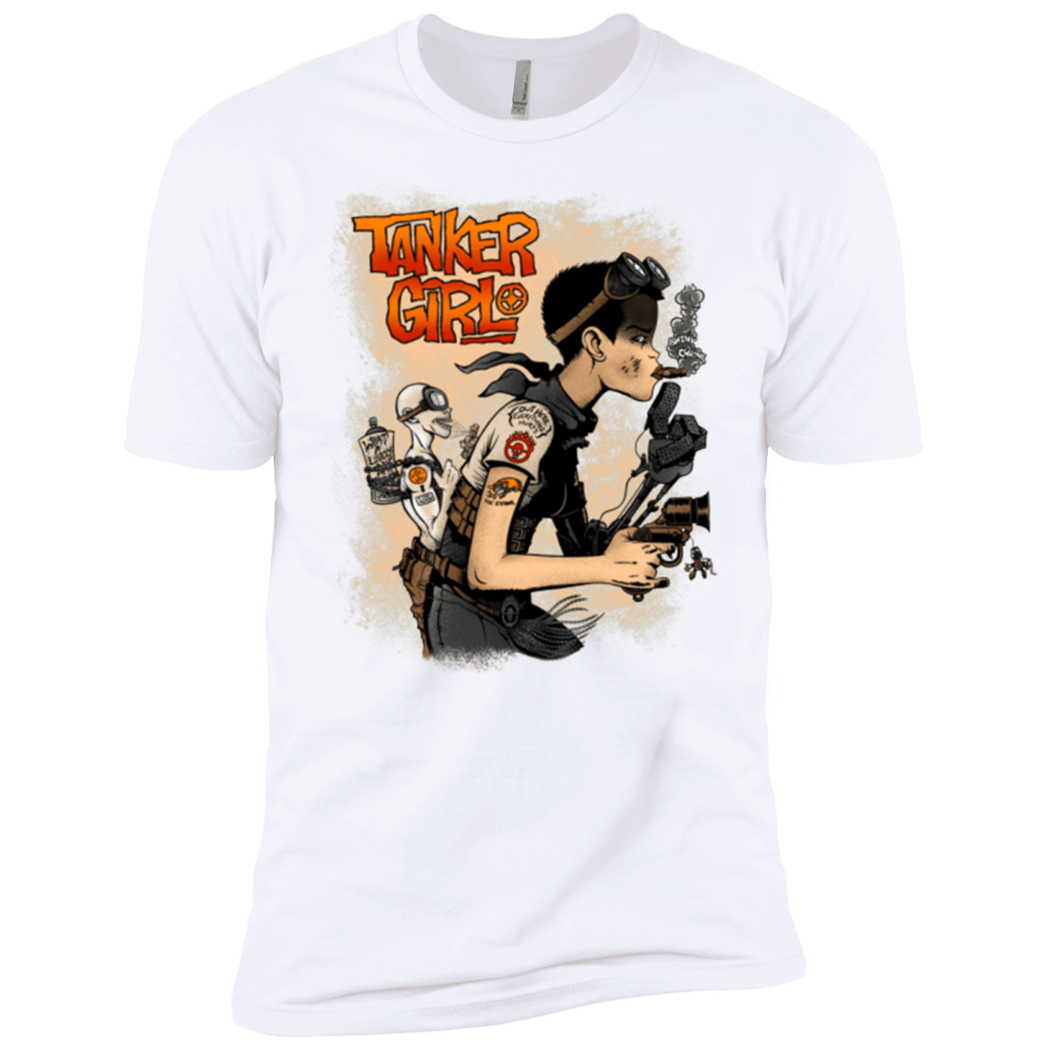 T-Shirts White / X-Small Tanker Girl Men's Premium T-Shirt