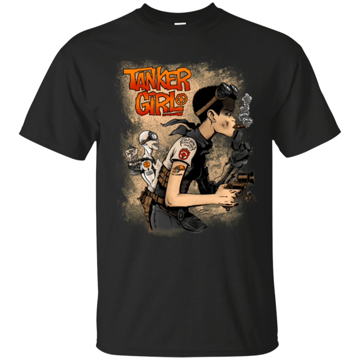 T-Shirts Black / Small Tanker Girl T-Shirt