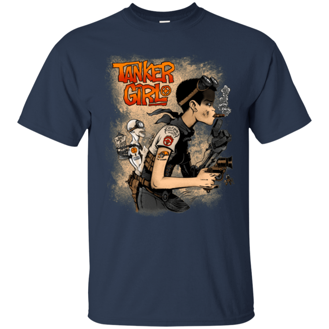 T-Shirts Navy / Small Tanker Girl T-Shirt