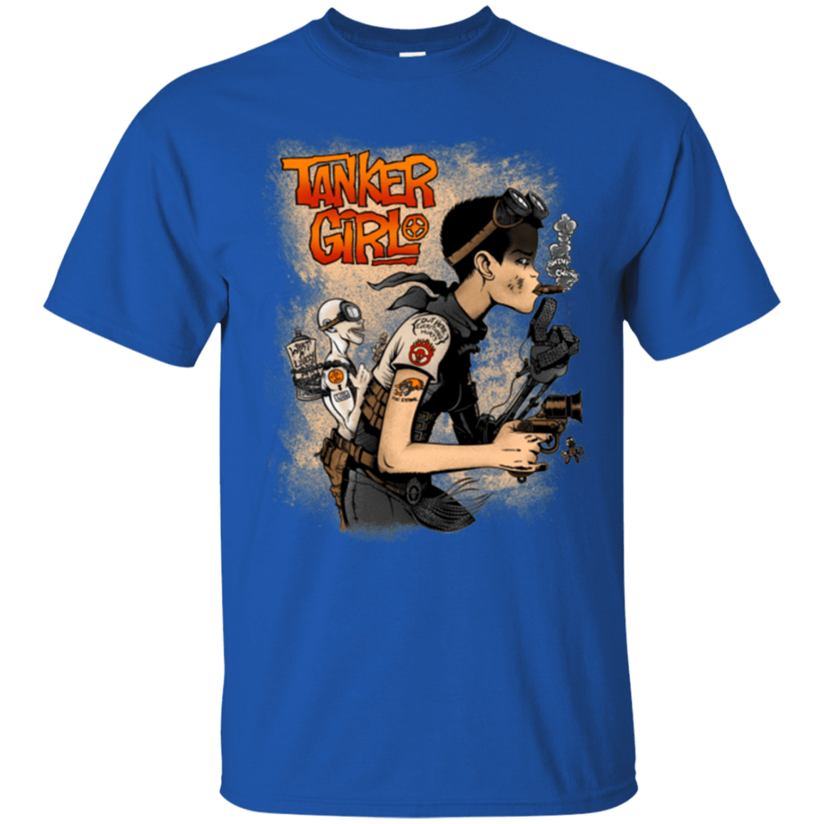 T-Shirts Royal / Small Tanker Girl T-Shirt