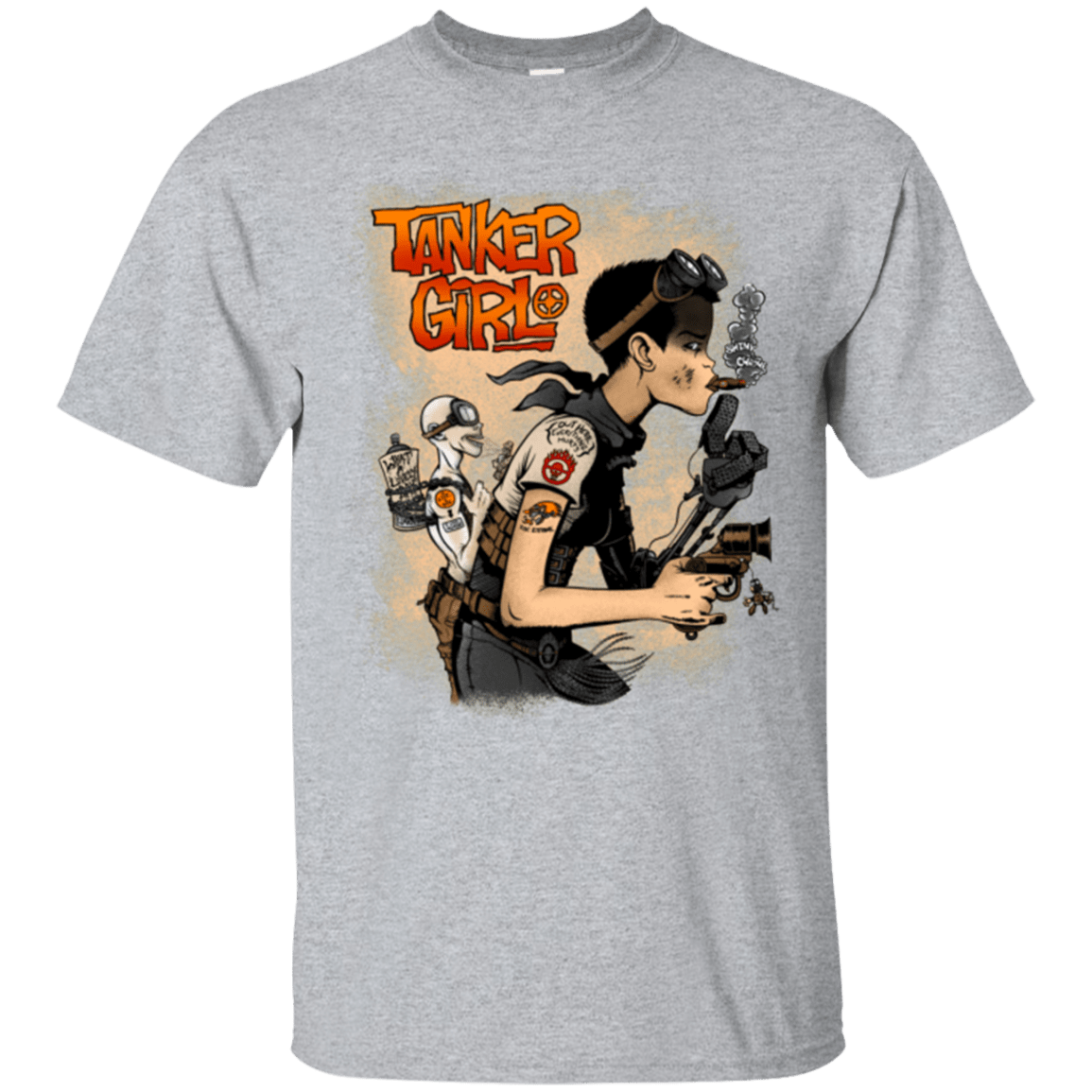 T-Shirts Sport Grey / Small Tanker Girl T-Shirt