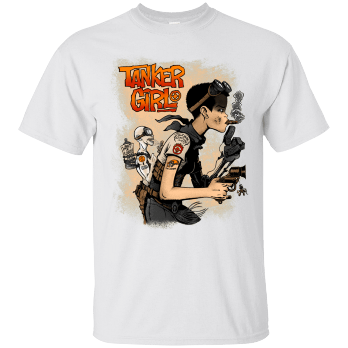 T-Shirts White / Small Tanker Girl T-Shirt