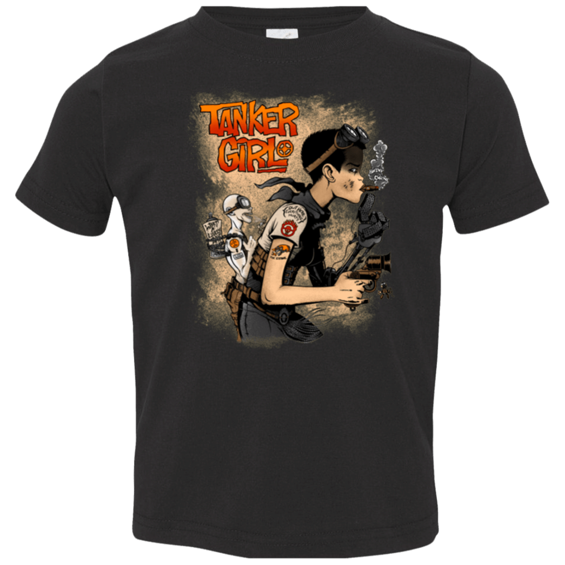T-Shirts Black / 2T Tanker Girl Toddler Premium T-Shirt